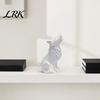 Геометрическая статуэтка Волка, Воющая статуя, Миниатюрная 3D-печатная фигурка животного, Стоящая, Сидящая, Украшение для офисного стола, Полка, Подарок для любителей