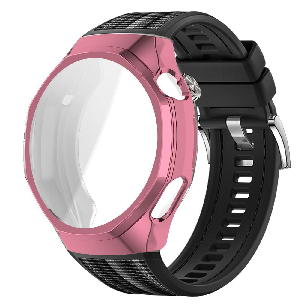 TPU Soft Case+Silicone Sport Woven Bracelet Band With TPU Protector Bumper Shell Cover For Huawei GT6 Pro 46mm