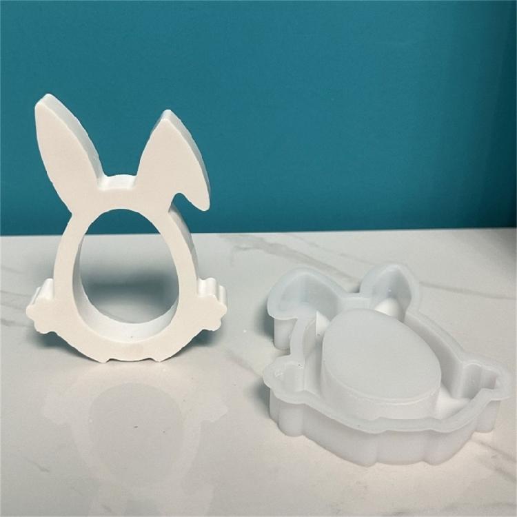 Силиконовые формы в виде кролика для DIY-поделок, Пасхальный подарок, Пасхальные украшения