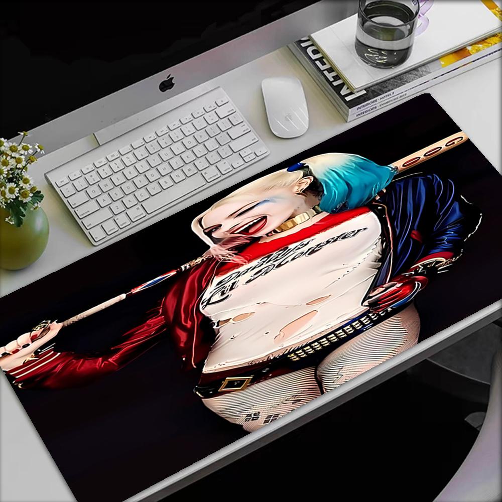 Harley Quinn Theme Mouse Pad, Non Slip Rubber Base, Multifunctional Office & Home Decor, Perfect for Workspace Personalization.