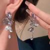 High-End Fairy Tassel Butterfly Earrings with 925 Silver Needle
