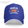 Бейсболка Северная Македония EST.1991 Skopje Capital Unisex WoUnisex Unisex Хип-хоп Кепки-сэндвич Snapback Кепка для гольфа Рыбалка