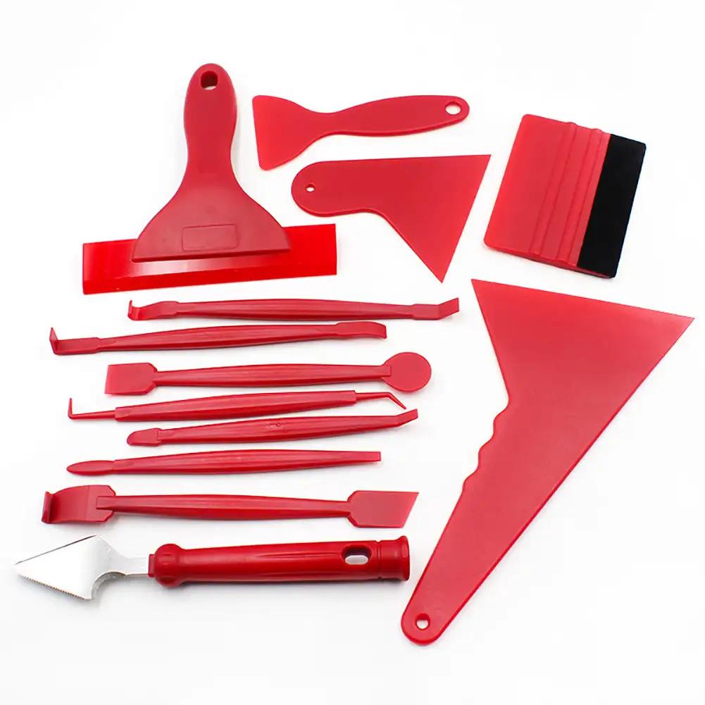 1 комплект для оклейки автомобиля тонировочной пленкой, набор автомобильных инструментов, виниловая пленка, наклейка, оклеивание окон автомобиля, аксессуары