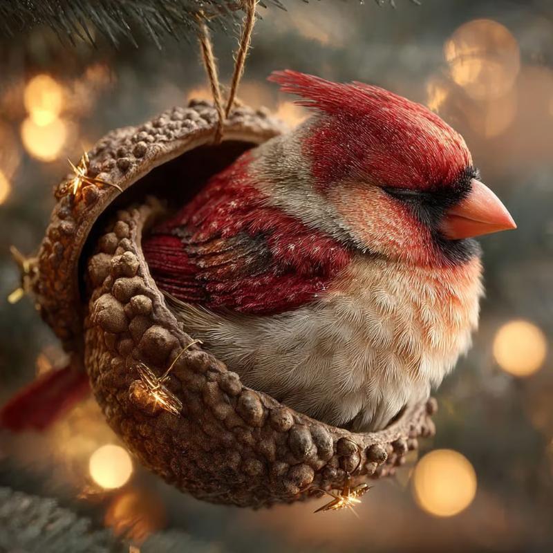 Плоские ornaments с животными из леса и желудями 1/5/6 шт. Прекрасный рождественский декор для детской комнаты, Рождественской елки, Праздничной вечеринки, Декор для дома