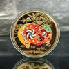 Colorful Zodiac Commemorative Coins Set: Dragon, Snake, Horse Year Medals - Perfect for Insurance Promotions or Gifts