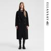 ELLASSAY Women's Wool Double-Breasted Suit Collar Coat