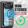 Чехол с рисунком ракушек и морского побережья для iPhone 17 Pro Max Чехол iPhone 16 Pro Max 15 14 13 16E 17E Магнитный Для Magsafe Гибридный Матовый Чехол
