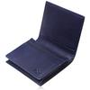 Business Card Holder for Genuine Business Card Soft To Fit In Your Comes with a Vanity Large Navy Men, Leather, Case, Hand, Unbreakable, Case,