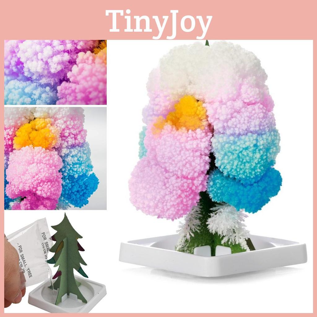 Бумажное дерево Волшебное дерево Удивительное цветущее и выращивающее кристаллы игрушка для детей