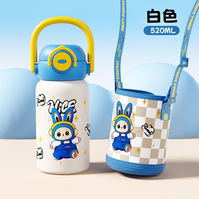 Large capacity portable double drink outdoor male and female students high value water cup