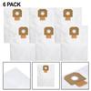 6 Fleece Filter Bags Compatible with For Bosch For GAS 35 Series Optimal Filtration Technology for Dust Control