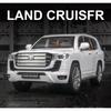 1/24 Toyota LAND CRUISER LC300 Металлическая модель автомобиля Литьевой металл Игрушка Внедорожник Модель автомобиля Симуляция Подарок