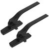 2pcs Casement Window Handle Right-Handed Offset Sliding Lock Heavy Duty Exterior Window Latch For Sliding Doors Replacement