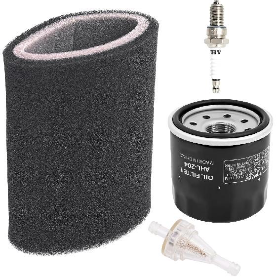 AHL Воздушный фильтр & Масляный фильтр & Топливный фильтр & Свеча зажигания Совместимо с Yamaha Grizzly Bruin Wolverine 350 450 2004-2014 Kodiak 400 450 2004-2006