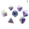 7Pcs/Set  Four-Color Multi-Sided Digital Dice Set Running Group Game Dice