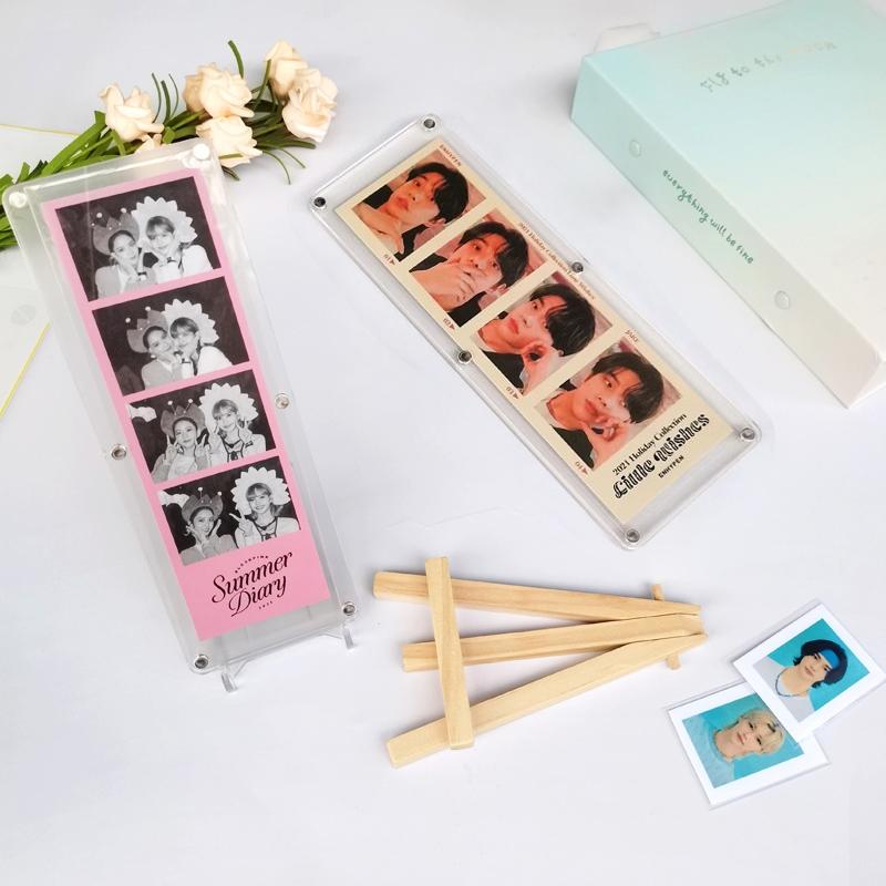 Подставка для фото K-pop айдолов Карточка Кирпич Акриловая Рамка для фото Держатель для плакатов Настольный Декор Подставка для фото Альбом айдола
