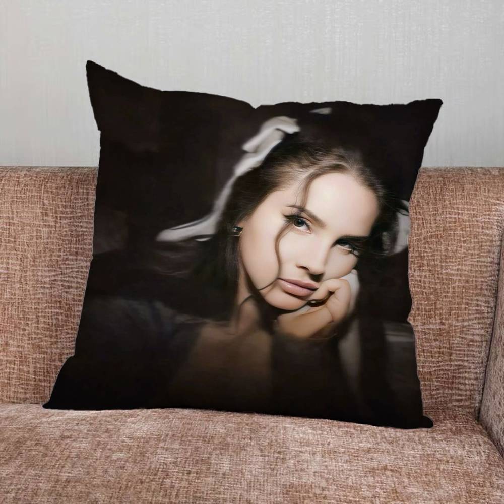 LLana Singer DDel Rey Pillow Case For Home Bedroom Car Office Decoration Living Room Sofa Cushion Cover Suitable
