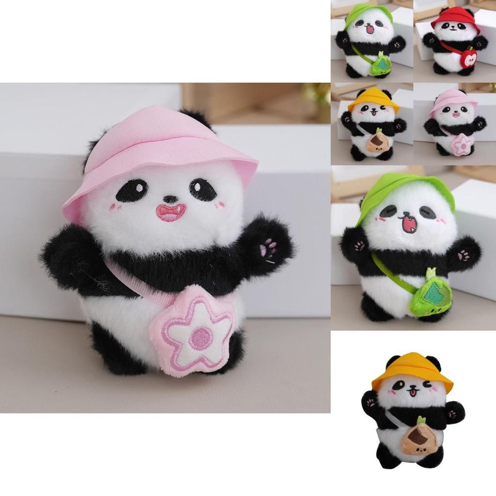 Очаровательный Милый Плюшевый Брелок-Кукла Панда Мягкая Мягкая Игрушка Подвеска для Рюкзака