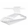 MAO DOU Aluminum Clothes Hangers, Silver, 20-Piece Set, Heavy-Duty, Non-Slip, Rust-Resistant, Bend-Resistant, Slim Design
