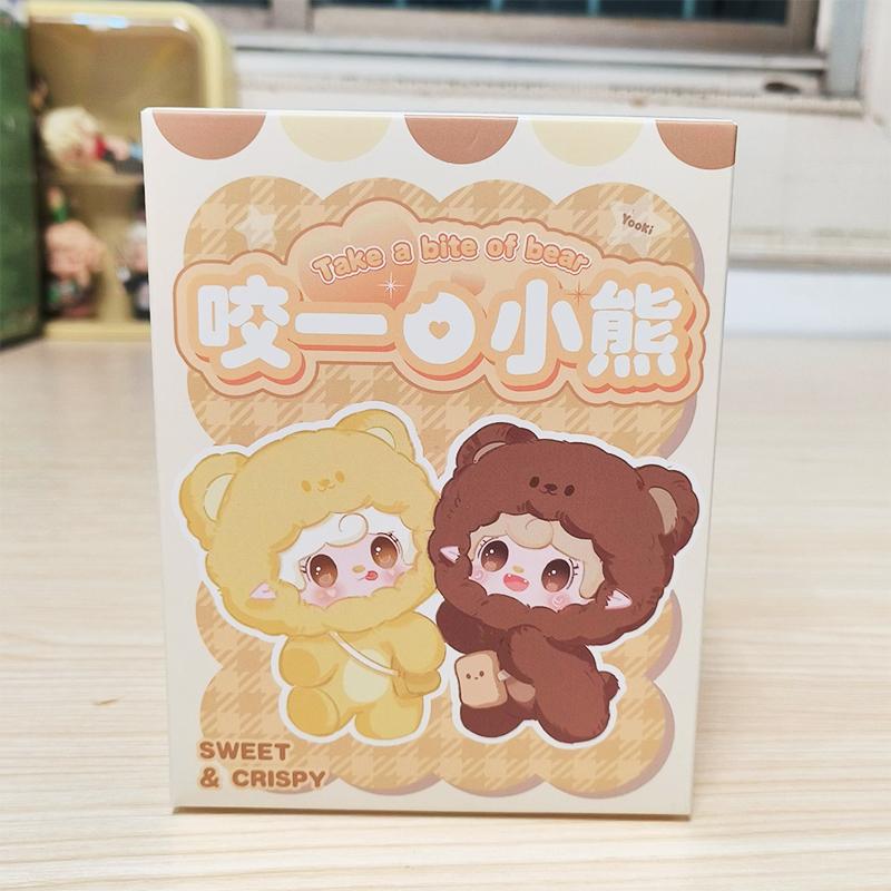 Yooki Серия «Откуси медвежонка» Плюшевая Фигурка-сюрприз Коллекционная Таинственная Мягкая Игрушка Брелок Подвеска на Сумку День Рождения