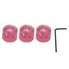 3Pcs Electric Guitar Knob String Potentiometer Controller Instrument Accessory Set Kit Pink