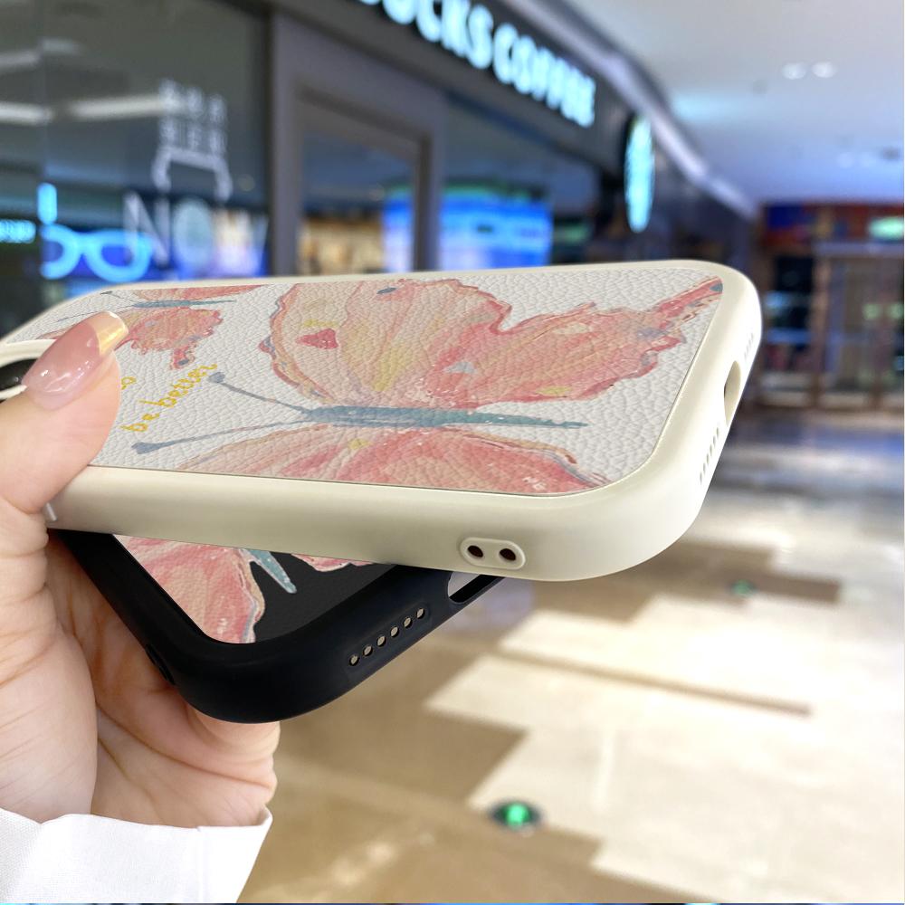 Тонкий чехол для телефона с рисунком цветов тюльпанов из мягкого силикона и искусственной кожи для Samsung Xiaomi Poco Redmi