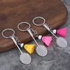 New Badminton Tennis Keychain Key Bag Pendant Sports Souvenir Keychain