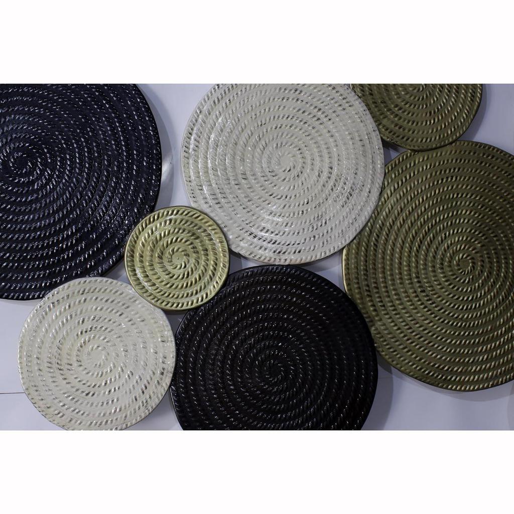 Металлическая настенная подвесная скульптура - декоративная настенная подвесная скульптура для домашнего офиса, фермерского дома, коттеджа, 51 x 22 дюйма, разноцветная