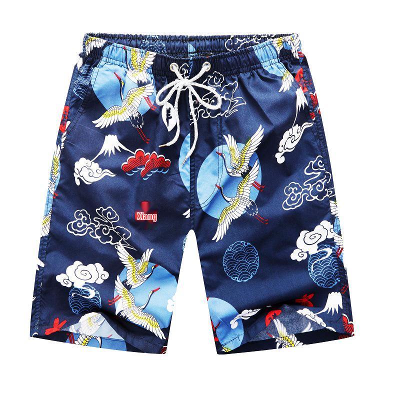 Men's Quick-Dry Beach Shorts: Summer Seaside Swim & Sports, Loose Five-Point Pants for Couples