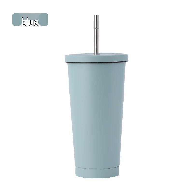 Shangqi 304 Stainless Steel Insulated Coffee Car Cup with Straw