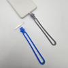 1Pcs 2In1 Silicone Mobile Phone Wrist Straps Short Lanyard Soft Hanging Cord With Stainless Steel Metal Tether Tab Gasket