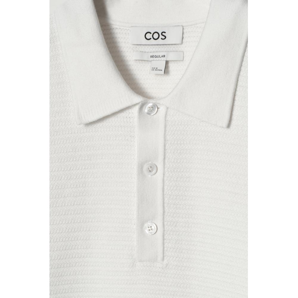 COS Рубашка поло из японского трикотажного хлопка
