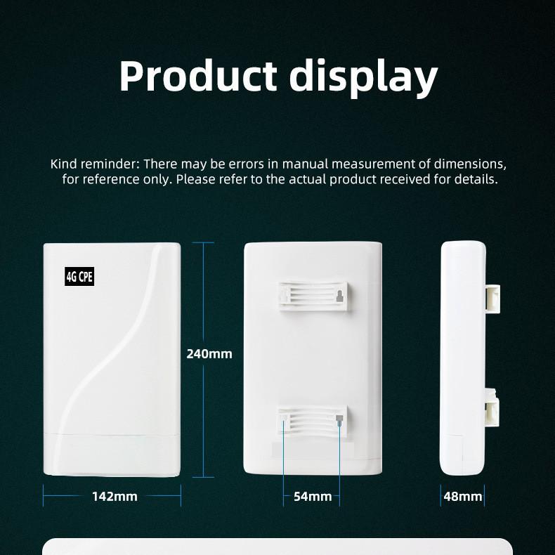 Waterproof Outdoor 4G SIM Router for Wireless WiFi (Latin America)