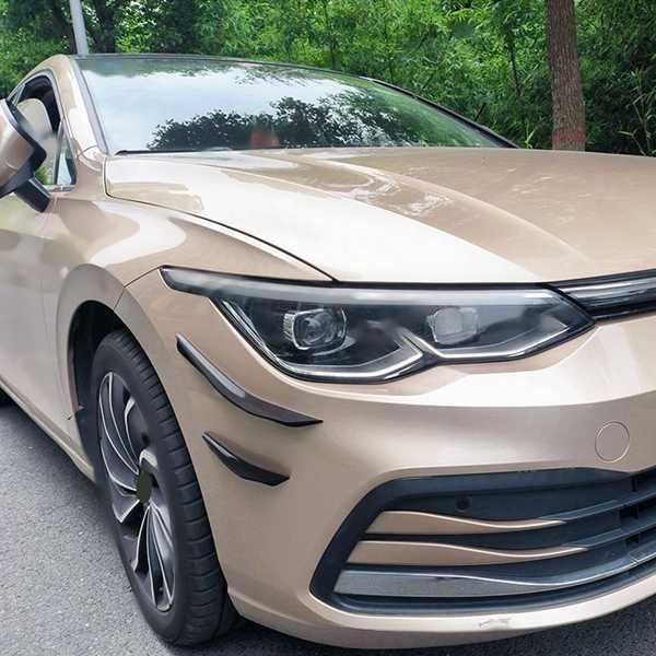 4-компонентные боковые сплиттеры переднего бампера для Volkswagen Golf MK8