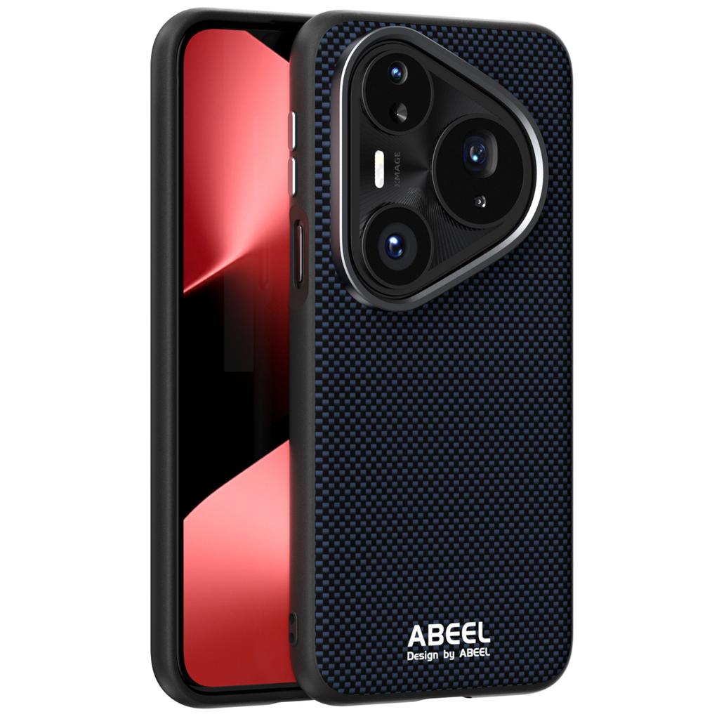 ABEEL Магнитный чехол для Huawei Pura 80 Pro+/80 Pro с принтом, из ПК, ТПУ, алюминиевого сплава, кожаная крышка для телефона