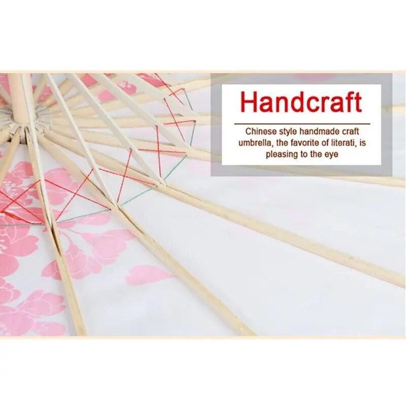 Художественный зонт, зонтик из китайской шелковой ткани, классический стиль, декоративный зонт, зонтик от солнца с масляной бумагой, окрашенный зонтик