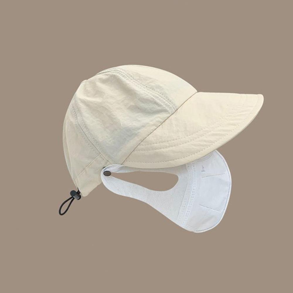 Солнцезащитная бейсболка с маской Peg Хип-хоп Шляпа для высокого хвоста Модная открытая сверху кепка Девочки