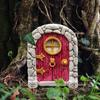 Figurines Garden Decoration Wooden Decoration Fairy Gate Tree Decoration Fairy Tale Courtyard