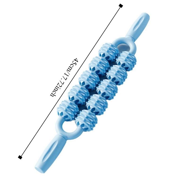 Фитнес-роликовый массажный шарик, антицеллюлитная палочка для фасций, портативная палочка для йоги, массаж икр