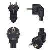 EU to IEC320 C5 Power Adapter,EU Male to IEC320 C5 Female AC Plug,EU(4.8mm) 2 Pin to PDU/UPS Conversion Plug,10A 250V