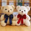 Плюшевые игрушки мишки с бантом, милые куклы-мягкие животные, подарки на день рождения для детей