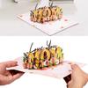 Mother's Day Pop Up Card Love You Mom 3D Greeting Card with Butterfly Roses for Mother's Day Birthday Anniversary Gift