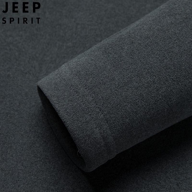 Мужская толстовка JEEP SPIRIT с молнией до середины и воротником-стойкой