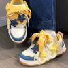 Women Platform Sneakers Star Design Sports Shoes Lace Up Comfortable Shoes Casual Outdoor Running Tennis Sneakers Female
