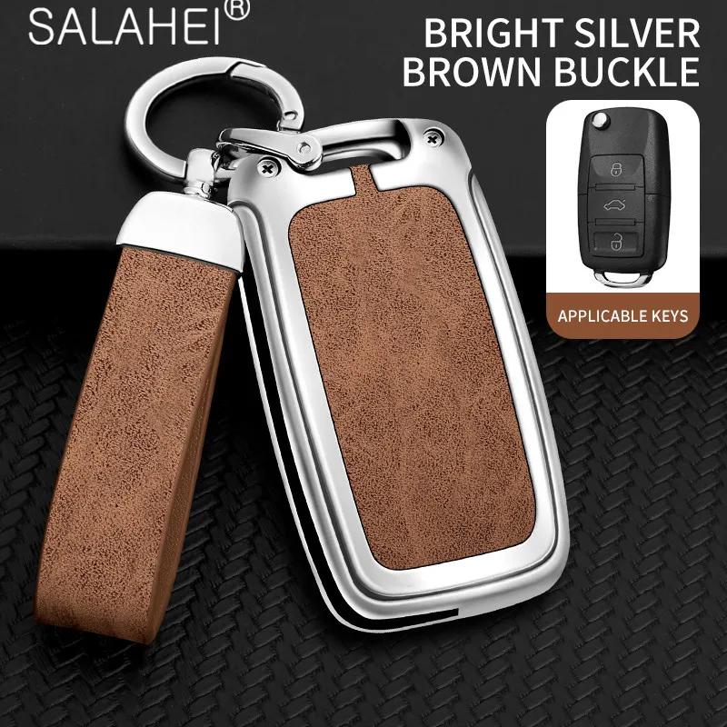 Чехол для автомобильного ключа из цинкового сплава, держатель для VW Volkswagen Polo Tiguan Passat B5 B6 B7 Golf 4 5 6 MK6 Jetta Lavida, аксессуары
