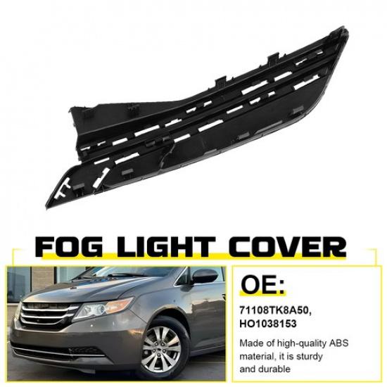 Right/Left Side Fog Light Trim Cover Bezel For 2014-2017 Honda Odyssey HO1039153