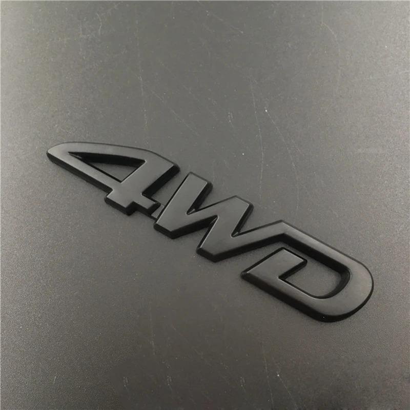 1 шт. 3D Хромированные Металлические Буквы Логотип Автомобиля 4WD Наклейка-Шильдик на Крыло Сторону Задний Багажник Автомобиля