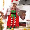 Christmas Aprons For Adults Thickened Apron Holiday Xmas Kitchen Apron Apron For Family Party Holiday