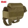 Adjustable Outdoor Tactical Buttstock Bullet Bag Military Airsoft Rifle Cartridges Accessories Bag Hunting Gun Bullet Pouches