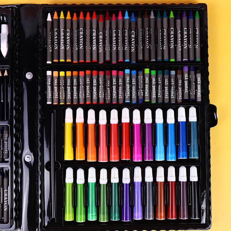 Children Art Painting Set Watercolor Pencil Crayon Water Pen Drawing Board Doodle Supplies Kids Educational Toys Gift